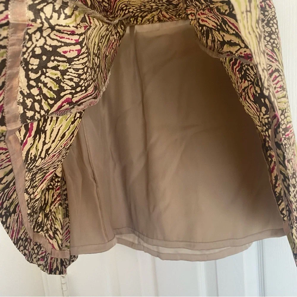 Kenneth Cole Women’s‎ Pleated Skirt Multicolor Size 10 Lined Zip Closure